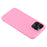 For iPhone 15 Pro Case 2.0mm Thick Solid Color Soft TPU Phone Back Cover Large Lens Cutout - Rose - 6