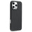 For iPhone 16 Pro Max Case 2.0mm Thick Solid Color Soft TPU Phone Back Cover Large Lens Cutout - Black - 1