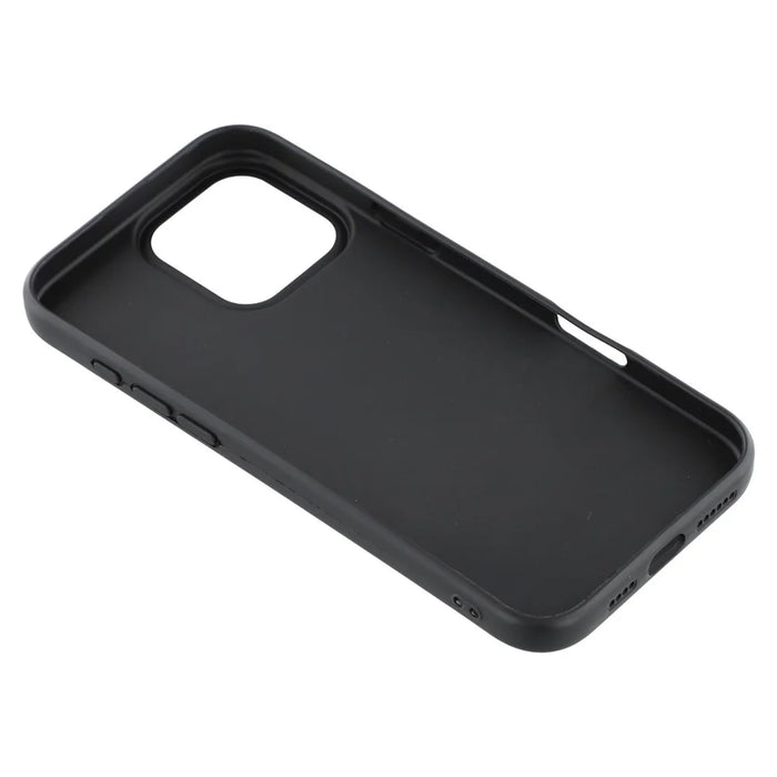For iPhone 16 Pro Max Case 2.0mm Thick Solid Color Soft TPU Phone Back Cover Large Lens Cutout - Black - 7
