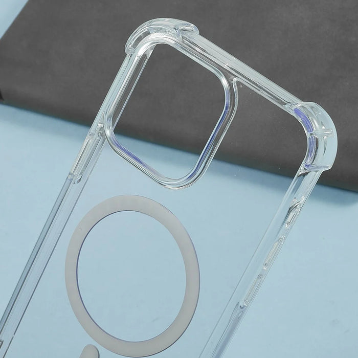 For iPhone 14 Pro Case Compatible with MagSafe 1.5mm Shockproof Clear Phone Back Cover - 5