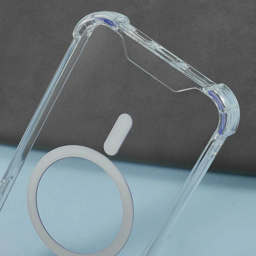 For iPhone 14 Pro Max Case Compatible with MagSafe 1.5mm Shockproof Clear Phone Back Cover - 6