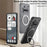 For Nothing Phone (3a) Case Magnetic Kickstand Hard PC Shockproof Phone Cover - Black - 2