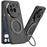 For Nothing Phone (3a) Pro Case Magnetic Kickstand Hard PC Shockproof Phone Cover - Black - 1