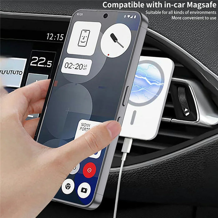 For Nothing Phone (3a) Pro Case Magnetic Kickstand Hard PC Shockproof Phone Cover - Black - 5