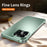 For iPhone 16 Pro Max Case PC + Silicone + Alloy Matte Phone Cover - Titanium - 5