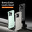 For iPhone 16 Pro Max Case PC + Silicone + Alloy Matte Phone Cover - Titanium - 6