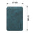 DENIOR V19 Magnetic Card Holder Retro Texture Vertical Flip RFID Blocking Wallet Photo Frame - Blue - 7