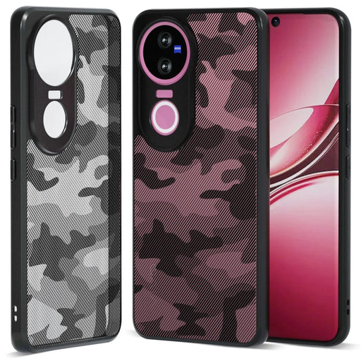 IBMRS For vivo V50 5G Case Soft TPU Frame Hard PC Back Anti-Fall Phone Cover - Artistic Camouflage - 1