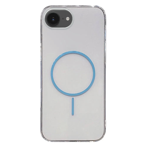 For iPhone 17e / 16e Case Compatible with MagSafe Clear Slim PC Phone Back Cover - Transparent Blue - 1