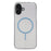 For iPhone 16 Plus Case Compatible with MagSafe Clear Slim PC Phone Back Cover - Transparent Blue - 1