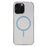 For iPhone 16 Pro Max Case Compatible with MagSafe Clear Slim PC Phone Back Cover - Transparent Blue - 1