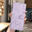 For Samsung Galaxy A54 5G Case Wallet Stand Imprinted Triangle Pattern Leather Phone Flip Cover - Purple - 5