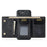 DG.MING M1 Series for iPhone 17e / 16e Case Kickstand PU Phone Cover with Detachable Wallet - Black - 2