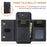 DG.MING M2 Series for iPhone 17e / 16e Case PU + PC + TPU Phone Cover Detachable Wallet - Black - 6