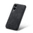 DG.MING For Samsung Galaxy S25 Edge Case PU Leather Covered PC + TPU Hybrid Phone Shell - Black - 5