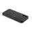 DG.MING For Samsung Galaxy S25 Edge Case PU Leather Covered PC + TPU Hybrid Phone Shell - Black - 6