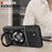 For Samsung Galaxy A36 5G Magnetic Case Rotating Kickstand TPU + PC Phone Cover - Black - 2