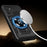 For Samsung Galaxy A36 5G Magnetic Case Rotating Kickstand TPU + PC Phone Cover - Black - 4