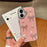 For iPhone 16 Case Pearl Bow Epoxy Design TPU + PC Phone Back Cover - Pink - 2