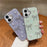 For iPhone 16 Case Pearl Bow Epoxy Design TPU + PC Phone Back Cover - Pink - 4
