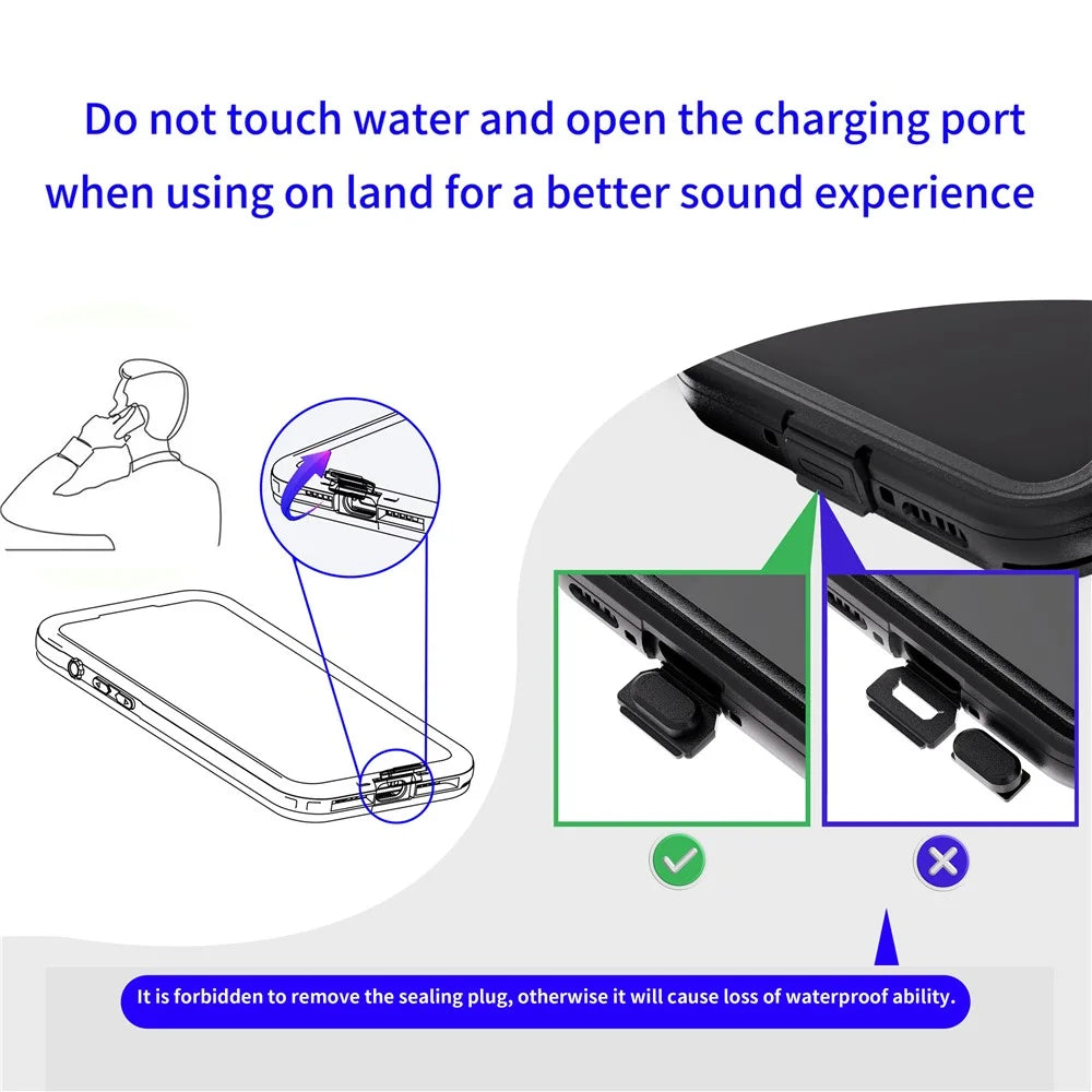 REDPEPPER For Samsung Galaxy A56 5G IP68 Waterproof Phone Case Diving Cover - 6