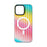 DUX DUCIS For iPhone 16 Pro Max Case  Zest Series Compatible with MagSafe Gradient TPU + PET Phone Cover - Gradient Rainbow - 2