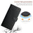 For Realme P3 Pro 5G Case Genuine Cow Leather Phone Cover Nappa Texture - Black - 6