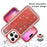 For iPhone 16 Pro Max Case Shockproof Detachable 2 In 1 TPU + PC Quicksand Phone Cover - Red - 2