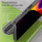 For Samsung Galaxy A06 5G Case TPU + PC Phone Back Cover Matte Translucent Design - Black - 7