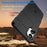 For Samsung Galaxy A06 5G Case Grid Design Soft TPU Scratch-Proof Phone Cover - Black - 2
