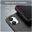 For Samsung Galaxy A06 5G Case Grid Design Soft TPU Scratch-Proof Phone Cover - Black - 5