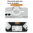 For iPhone 16 Case Compatible with MagSafe Shockproof TPU + PC Phone Back Cover - Transparent Grey - 4