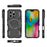 For iPhone 16 Pro Magnetic Case Butterfly Armor Hollow Heat Dissipation PC + TPU Phone Cover - Black - 4