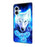 For iPhone 16 Leather Case Pattern Printing Wallet Stand Flip Phone Cover - White Wolf - 5