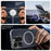 For iPhone 14 Pro Max Case Compatible with MagSafe Acrylic + TPU Airbag Protection Phone Cover - Navy Blue - 5