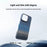 For iPhone 15 Pro Case Gradient Aramid Fiber Magnetic Phone Cover with Metal Lens Frame - Blue Floating Weave - 3