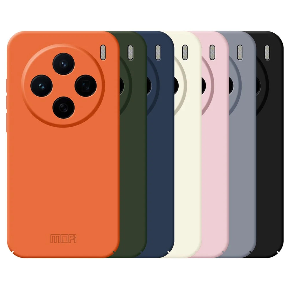 MOFI For vivo X200s 5G Phone Case  JK Qin Series Skin-Touch Matte Anti-fingerprint Back Cover - Black - 3