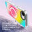 DUX DUCIS For iPhone 17e / 16e Case  Zest Series Compatible with MagSafe Gradient TPU + PET Phone Cover - Gradient Rainbow - 6