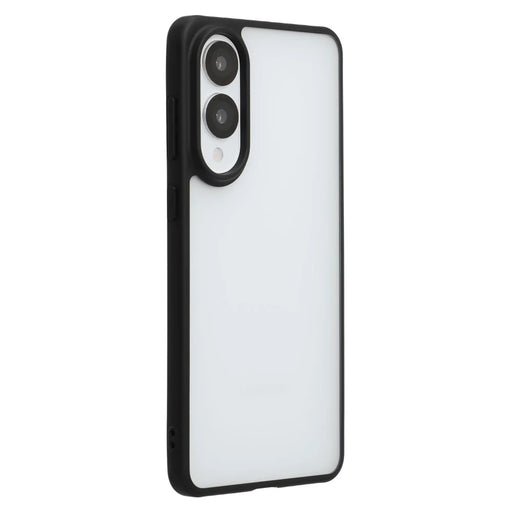 X-LEVEL For Samsung	Galaxy S25 Edge Case PC + TPU Matte Finish Protective Phone Cover - Black - 1