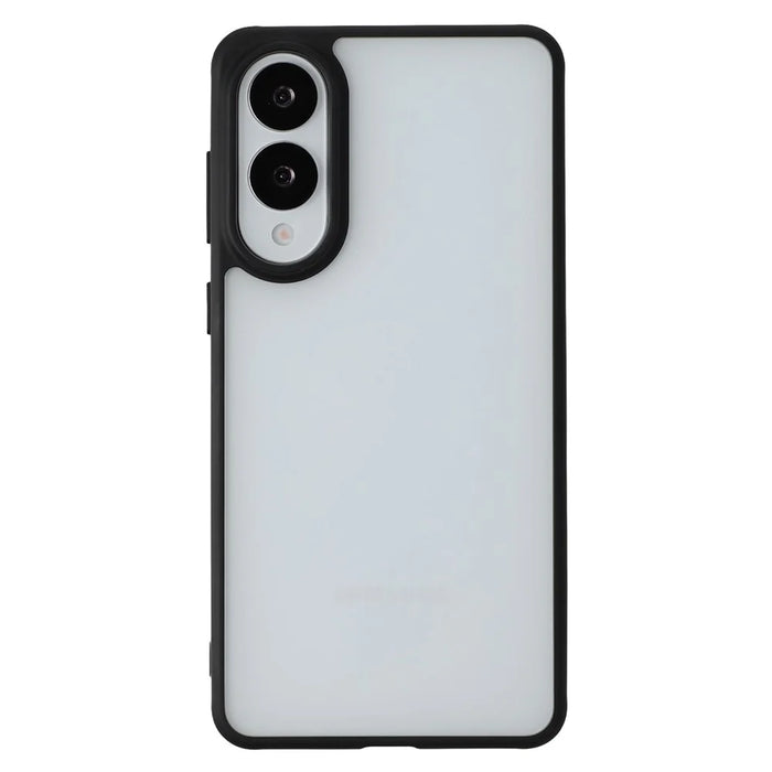 X-LEVEL For Samsung	Galaxy S25 Edge Case PC + TPU Matte Finish Protective Phone Cover - Black - 3