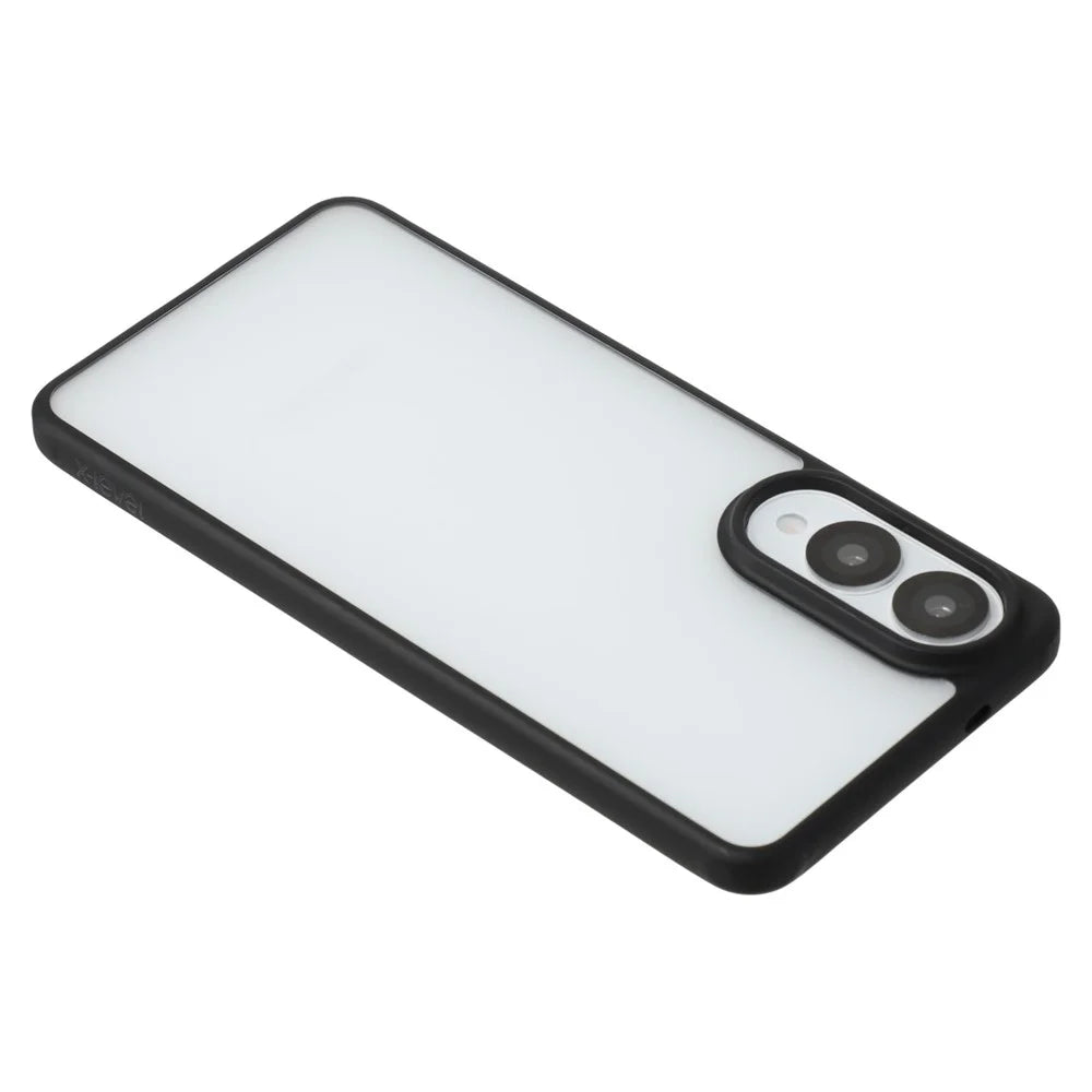 X-LEVEL For Samsung	Galaxy S25 Edge Case PC + TPU Matte Finish Protective Phone Cover - Black - 5