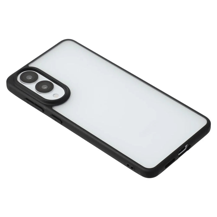 X-LEVEL For Samsung	Galaxy S25 Edge Case PC + TPU Matte Finish Protective Phone Cover - Black - 6