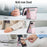 JEEHOOD For Google Pixel 9a Leather Back Cover Magnetic Case  J06 Phone Case with Card Bag RFID Blocking - Pink - 6