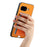 For Google Pixel 9a Case Ring Kickstand Leather + TPU + PC Phone Cover Detachable Card Holder - Orange - 5