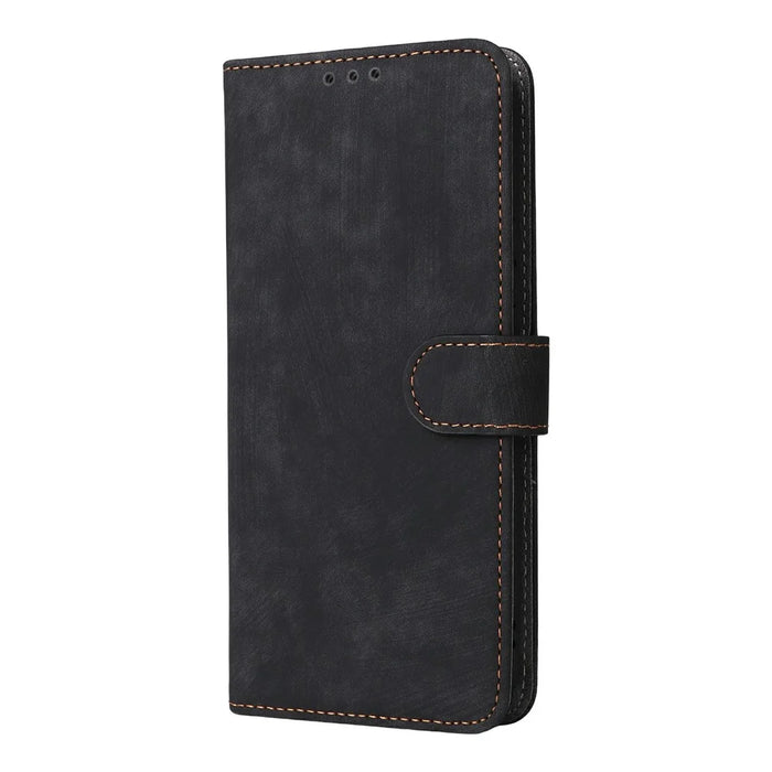 For TECNO Camon 40 4G CM5 Case Wallet RFID Blocking PU Leather Cover Stand with Strap - Black - 7