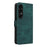 For Sony Xperia 1 VII Case Wallet RFID Blocking PU Leather Cover Stand with Strap - Green - 7