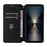 For Sony Xperia 1 VII Case Wallet Rhombus Imprinted Leather Phone Cover - Black - 2