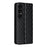 For Sony Xperia 1 VII Case Wallet Rhombus Imprinted Leather Phone Cover - Black - 6