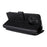 For TCL 60R 5G  /  60 5G Wallet Case with Shoulder  /  Wrist Strap Leather Phone Cover Stand - Black - 4