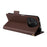 For TCL 60R 5G  /  60 5G Case with Wrist Strap Litchi Texture PU Leather Wallet Phone Cover - Brown - 3